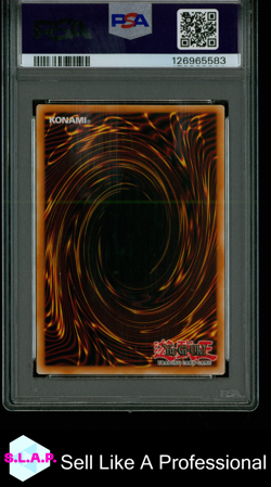 DARK MAGICIAN GIRL PREMIUM GOLD-GERMAN YU-GI-OH! PREMIUM GOLD 2014 DE033 PSA 7 - Image 2
