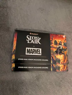 MTG Secret Lair x Marvel's Spider Man: Venom Unleashed COLORS [NON-FOIL] (SEALED - Image 1