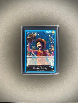 One Piece TCG Monkey D. Luffy Blue Leader P-047 Sealed Battle Vol. 1 - Image 1