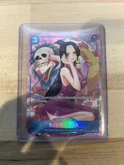 One Piece CCG Boa Hancock Alternate Art OP13-051 English Carrying On His Will NM - Image 1