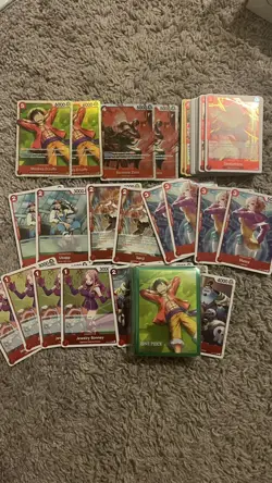 One Piece TCG Starter Deck EX: Gear 5 (ST21) Deck & Sleeve No Pack or Leader 14x - Image 4