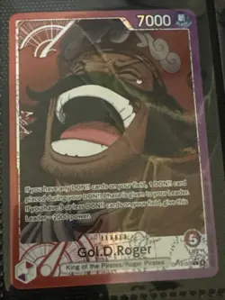 Near Mint Gol.D. Roger OP13-003 Alt Art Leader One Piece Tcg Optcg - Image 1