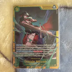 Dracule Mihawk Secret (SEC) OP14-119 The Azure Sea's Seven English Foil LP - Image 1