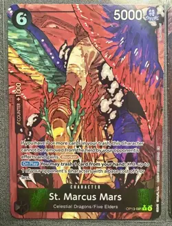 One Piece CCG (Op-13) 4 Demon god Alt Arts, Nusjuro, Ju Peter, Warcury, Mars NM - Image 3