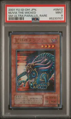 PSA 9 Nuvia The Wicked SM-12 Spell Of Mask Ultra Parallel Rare Yugioh Card OCG - Image 1