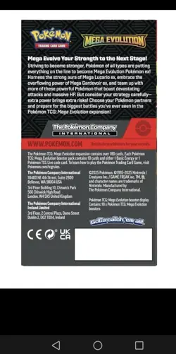 Pokemon TCG Mega Evolution Half Booster Box 18 Pack - Brand New & Sealed - Image 3