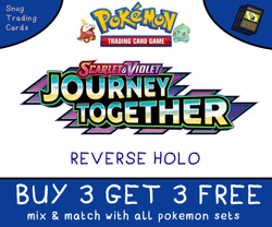 Journey Together Single Cards REVERSE HOLO - Pokemon - BUY 3 GET 3 - MINT - Image 1