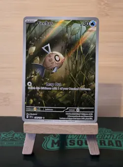 Pokemon Feebas Holo Illustration Rare Card 198/191 Sv08: Surging Sparks - Image 2