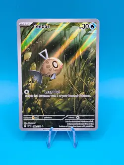 Pokemon Card Feebas 198/191 IR Surging Sparks Illustration rare NM - Image 1