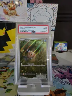 Feebas 198/191 Illustration Rare Surging Sparks Mint PSA 9 - Pokemon Card - Image 1