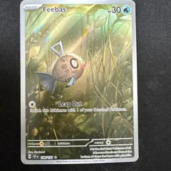 Feebas 198/191 Surging Sparks Illustration Rare English Pokemon Card Ultra - Image 1