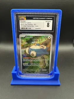 CGC 8 - 2023 Pokemon TCG SVP EN-Scarlet & Violet 151 ETB Snorlax #051 Black Star - Image 1