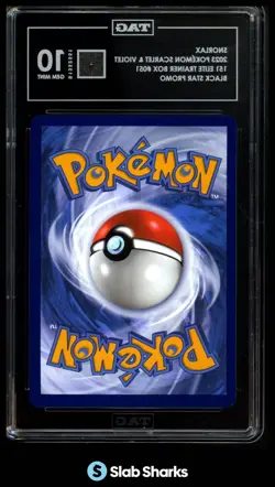 2023 POKEMON SV BLACK STAR PROMOS - SVP EN #051 SNORLAX 151 ETB TAG 10 - Image 2