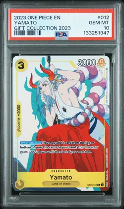 2023 ONE PIECE GIFT COLL 2023 #012 YAMATO PSA 10 - Image 1