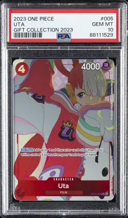 2023 ONE PIECE GIFT COLL 2023 #005 UTA PSA 10 - Image 1
