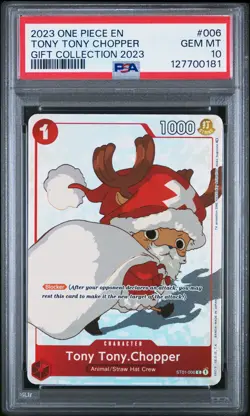 2023 ONE PIECE GIFT COLL 2023 #006 TONY TONY CHOPPER PSA 10 - Image 1