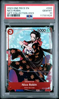2023 ONE PIECE GIFT COLL 2023 #008 NICO ROBIN PSA 10 - Image 1