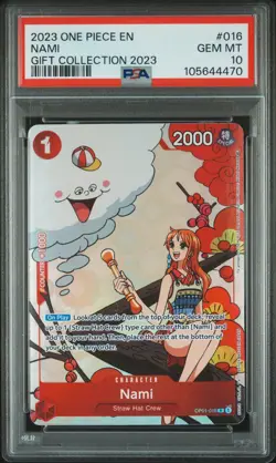 2023 ONE PIECE GIFT COLL 2023 #016 NAMI PSA 10 - Image 1