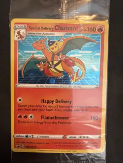 Special Delivery Charizard Pokemon Center Promo Card Sealed SWSH075 - sealed - Image 1