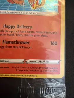Special Delivery Charizard Pokemon Center Promo Card Sealed SWSH075 - sealed - Image 4