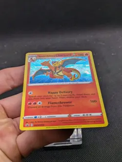 Special Delivery Charizard SWSH075 Black Star Promo Pokemon Card *New* - Image 3