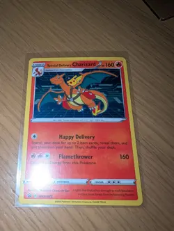 Special Delivery Charizard SWSH075 Black Star Promo Pokemon Card *New* - Image 2