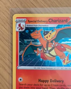Special Delivery Charizard SWSH075 Black Star Promo Pokemon Card *New* - Image 5