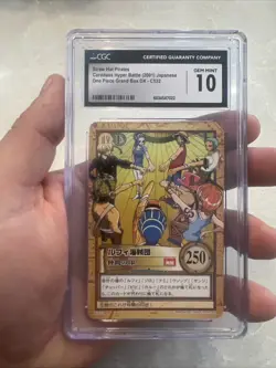 one piece graded 2001 straw hat pirates cardass card - Image 1