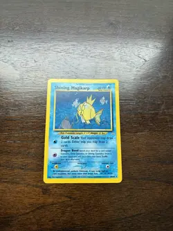 Pokemon TCG Shining Magikarp Neo Revelation Holo Card 66/64 - Image 1