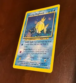 Pokemon TCG Shining Magikarp Neo Revelation Holo Card 66/64 - Image 3