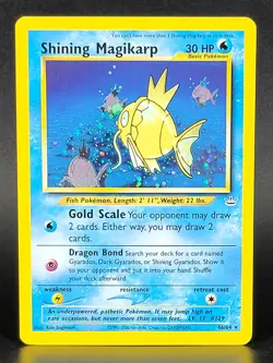 Pokemon Shining Magikarp 66/64 Secret Rare Neo Revelation LP- - Image 1