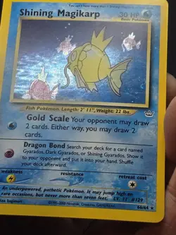 Pokemon Shining Magikarp 66/64 Secret Rare Neo Revelation NM LP - Image 5