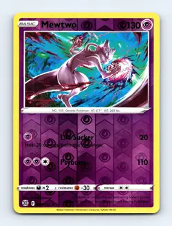 Mewtwo - Brilliant Stars 056/172 - Reverse Holo - Rare - NM - Pokemon TCG - Image 1