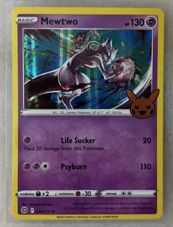 Mewtwo 056/172 Halloween Trick or Trade 2022 Holo Rare Pokemon Card NM - Image 1