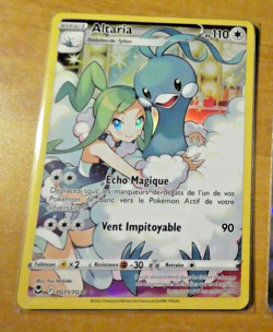 POKEMON CARD RARE HOLO CARTE ALTARIA TG11/TG30 FR EB12 MINT 2022 - Image 1