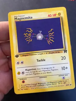 Magnemite 60/82 1st Edition Team Rocket - Pokemon Card WOTC - Near Mint - - Image 4