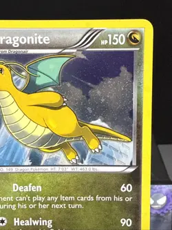 Pokemon Card Dragonite 83/116 Plasma Freeze Cosmos Holo Rare Swirl Near Mint - Image 2