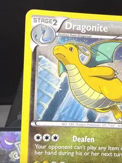 Pokemon Card Dragonite 83/116 Plasma Freeze Cosmos Holo Rare Swirl Near Mint - Image 3