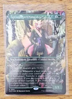 MTG Springheart Nantuko (Borderless) - Modern Horizons 3 #341 Magic Card Rare NM - Image 3