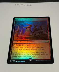 Magic the Gathering MTG Blood Crypt x1 Rare FOIL Card NM/M Eclipsed - Image 1