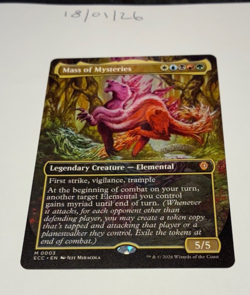 Magic the Gathering MTG Mass of Mysteries x1 Mythic B'less Card NM/M Comm - Image 1