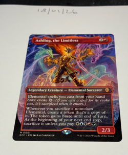 Magic the Gathering MTG Ashling, the Limitless x1 Mythic B'less Card NM/M Comm - Image 1