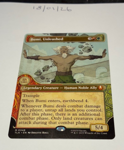 Magic the Gathering MTG Bumi, Unleashed x1 Mythic Showcase Card NM/M Avatar - Image 1
