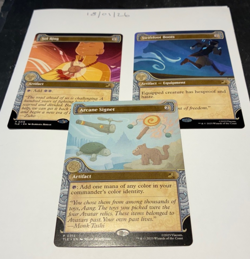 Magic the Gathering MTG Assorted x3 Rare Showcase Cards NM/M Avatar - Image 1