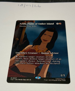 Magic the Gathering MTG Azula, Flame of Ember Island Borderless Card NM/M Avatar - Image 1