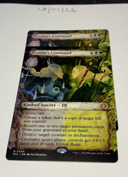 Magic the Gathering MTG Trystan's Command x2 Rare Showcase Cards NM/M - Image 1