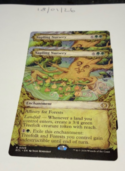 Magic the Gathering MTG Sapling Nursery x2 Rare Showcase Cards NM/M - Image 1