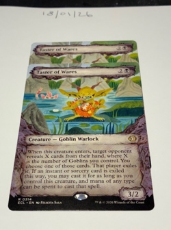 Magic the Gathering MTG Taster of Wares x2 Rare Showcase Cards NM/M - Image 1