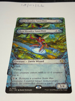 Magic the Gathering MTG Glen Elendra Guardian x2 Rare Showcase Cards NM/M - Image 1