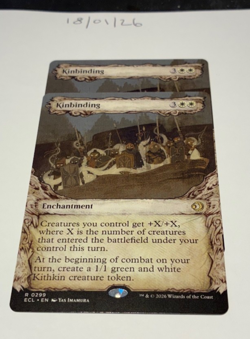 Magic the Gathering MTG Kinbinding x2 Rare Showcase Cards NM/M - Image 1